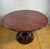 Vintage Art Deco Round Dining Table with Oak Top & Chrome Base, 1990s For Sale - Image 6 of 9