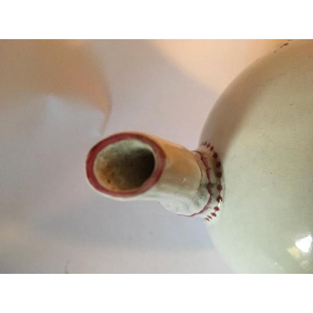 Ceramic Doccia Porcelain Tea Pot with Floral Decor by Richard Ginori, Italy, Late 18th Century For Sale - Image 7 of 18