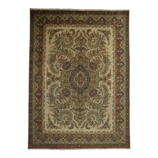 Vintage Persian Tabriz Rug - 09'08 x 13'03 For Sale