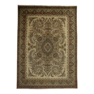 Vintage Persian Tabriz Rug - 09'08 x 13'03