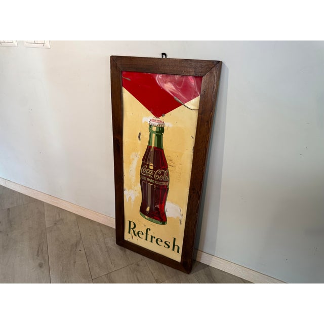Coca-Cola Refresh Sign, Usa, 1950s For Sale - Image 6 of 6