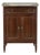 Antique French Louis XVI Mahogany Cabinet With Carrara Marble Top and Brass Gallery For Sale
