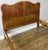 Vintage French Louis XVI Oak Double Bed Frame with Carved Headboard For Sale - Image 11 of 13