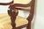 Brown Baker Furniture Style Regency Carved Mahogany Armchairs, Pair For Sale - Image 8 of 13
