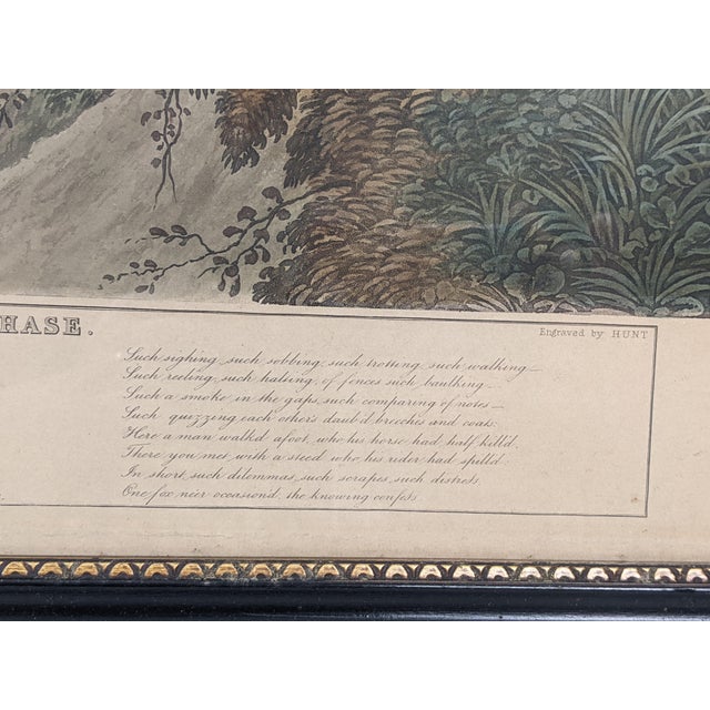 Antique "The Grand Leicestershire Fox Hunt" Sporting Print, Professionally Framed, 19th Century For Sale In New York - Image 6 of 17