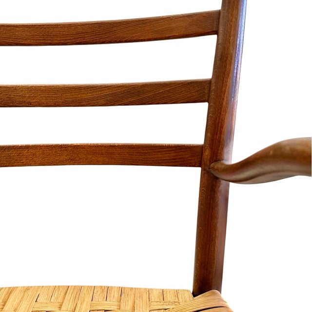 Beech Armchair Attributed to Chiavari; Italy, 1950s For Sale - Image 11 of 15