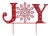 LED JOY Snowflake Planter Stake For Sale