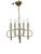 Chandelier in Brass, Chrome and Glass from Sciolari, 1960s For Sale