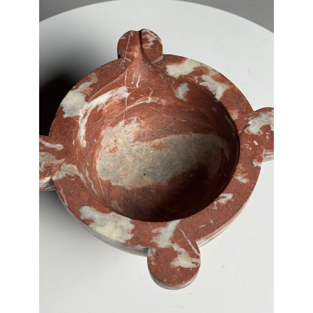 20th Century Red Marble Mortar For Sale - Image 11 of 13