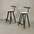 Vintage Metal Stools, 1980s, Set of 2 For Sale - Image 9 of 9