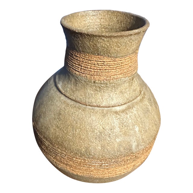 1960s Signed and Numbered Studio Pottery Vase For Sale