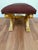 Mid 20th Century Charles Pollock George II Giltwood X-Frame Stool For Sale In New York - Image 6 of 17