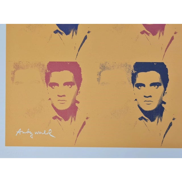 After Andy Warhol, Elvis Presley, 1980s, Lithograph For Sale - Image 6 of 10