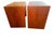 Burnt Umber 1970s Pair of Danish Teak Nightstands Endtables Two Drawer Finished Backside Kai Kristiansen for Mobelfabrik For Sale - Image 8 of 12