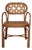 Bridget Chair with Arms in Stained Rattan and Plywood by Popus Editions For Sale
