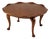 Mid-Century Teak Coffee Table with Scalloped Top, 1950s For Sale