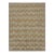 Rug & Kilim’s Scandinavian Style Custom Rug in Gold, Beige-Brown Geometric Patterns - 8x10 For Sale