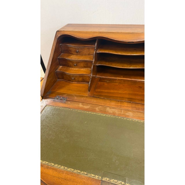 Late 19th Century Antique French Drop Down Secretary Writing Desk For Sale - Image 5 of 11