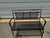 Vintage Woodard Style Wrought Iron Mesh Patio Bench For Sale - Image 11 of 12