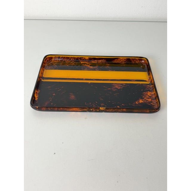 Plastic Acrylic Glass Tray from Guzzini, Italy, 1970 For Sale - Image 7 of 11