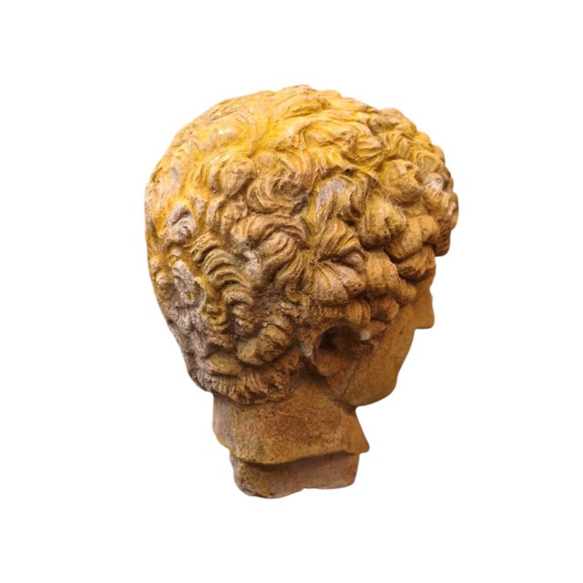 Classic Head in Stone Imitation, 1960s For Sale - Image 3 of 5