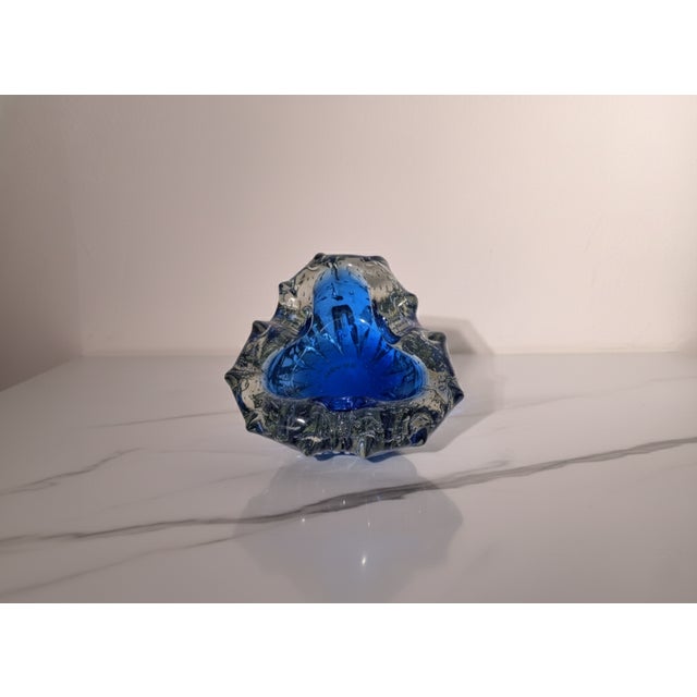 Bullicante Murano Glass Ashtray from Manifattura Di Murano, 1970s For Sale - Image 4 of 7