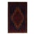 Rug & Kilim’s Baluch Tribal Rug in Navy Blue With Brown and Red Medallion For Sale