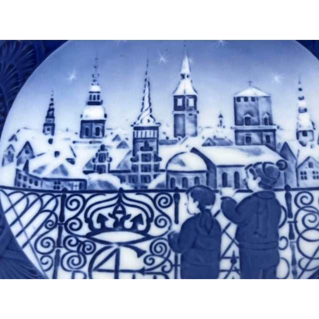 Blue Royal Copenhagen Danish Christmas Plates, Set of Seven For Sale - Image 8 of 12