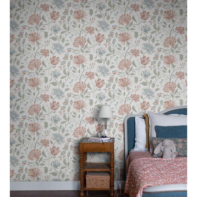 Annabelle Wallpaper - Pink | Chairish