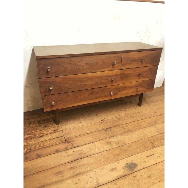 1960s Mid Century Modern 6 Drawer Dresser By Stanley Chairish