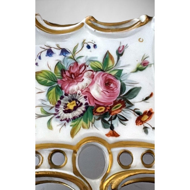 Mid 19th Century Napoléon III Style French Polychrome Porcelain Figurine by Porcelaine De Paris For Sale - Image 14 of 18