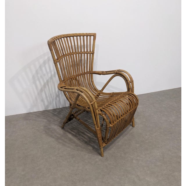 1970s Vintage Bamboo Chair, 1970s For Sale - Image 5 of 7