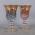 Blue and Pink Murano Glass and 24 Karat Gold His and Hers Goblets, 1970s, Set of 2 For Sale - Image 12 of 12