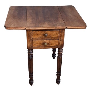 Louis XVI Style Side Table in Walnut, 1800s For Sale