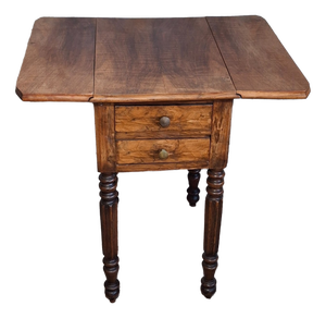Louis XVI Style Side Table in Walnut, 1800s