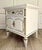 White 1970s Thomasville Nightstand Newly Refinished in White With Hand-Painted Gold Details For Sale - Image 8 of 12