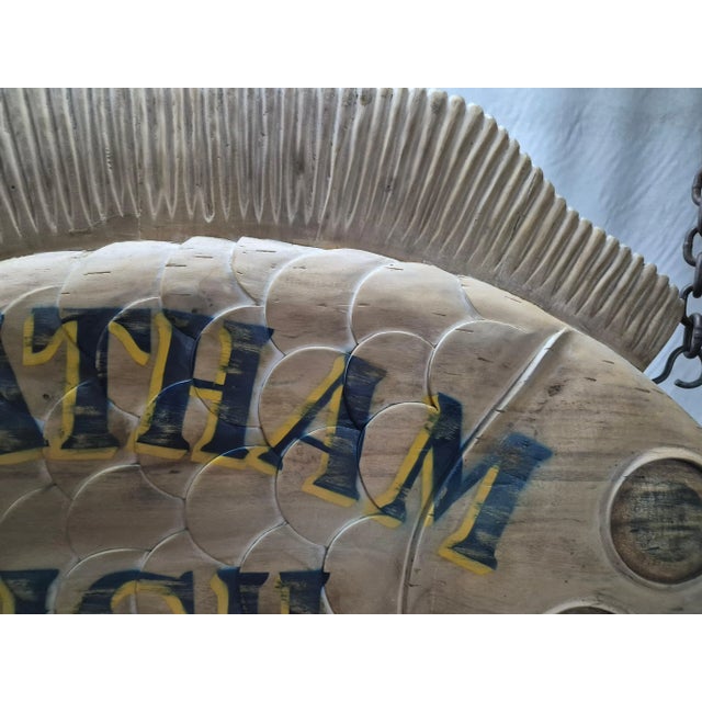 Boston Fish Market Trade Sign For Sale - Image 9 of 12