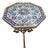 1920s Arts & Crafts California Yellin School Octagonal Mosaic Iron Tile Top Table, Attributed For Sale