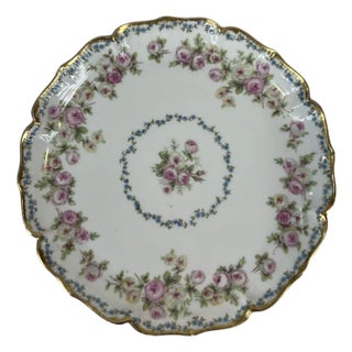 Antique GDA France Chas Field Haviland W Porcelain Plate For Sale