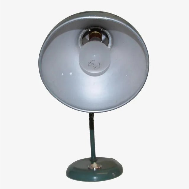 1940s French Art Deco Metal Model GS1 Desk Lamp from Jumo, 1940s For Sale - Image 5 of 8