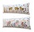 Mid-Century Modern White Horse Suzani Lumbar Pillow Cover 18'' X 52'' - Set of Two For Sale - Image 3 of 4
