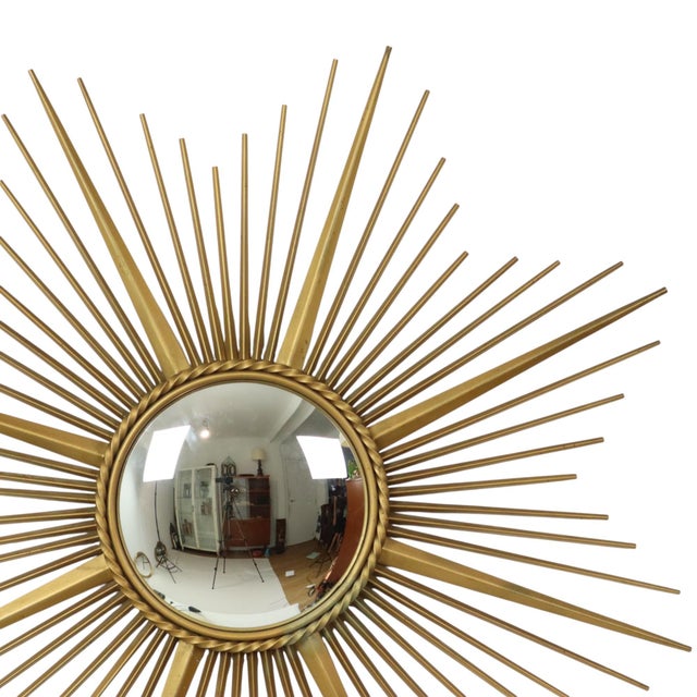 1960s Large Vintage Sun Mirror from Vallauris, France, 1960s For Sale - Image 5 of 18