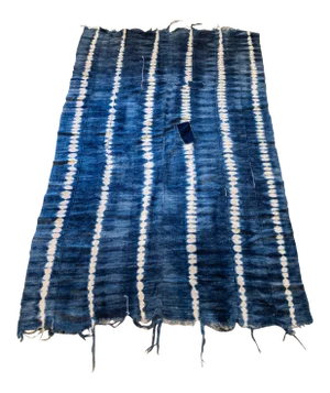 Boho Chic Van Verre Indigo Dyed Throw