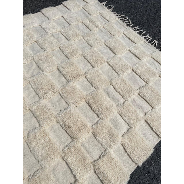 Berber Beni Ouarain Wool Rug For Sale - Image 4 of 6
