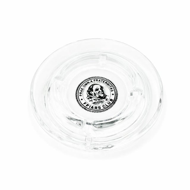 Mid 20th Century Vintage the Friars Club New York City Nyc Glass Ashtray Dish Comedy For Sale - Image 5 of 9
