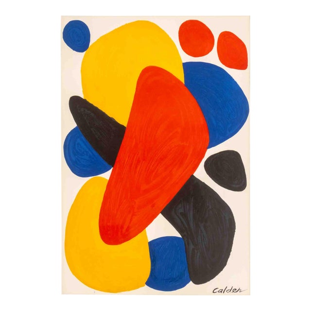 Alexander Calder "Boomerang" Lithograph, 1974 For Sale