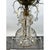 Vintage French Empire Style Gilt Bronze & Tiered Crystal & Beads Chandelier For Sale - Image 9 of 14