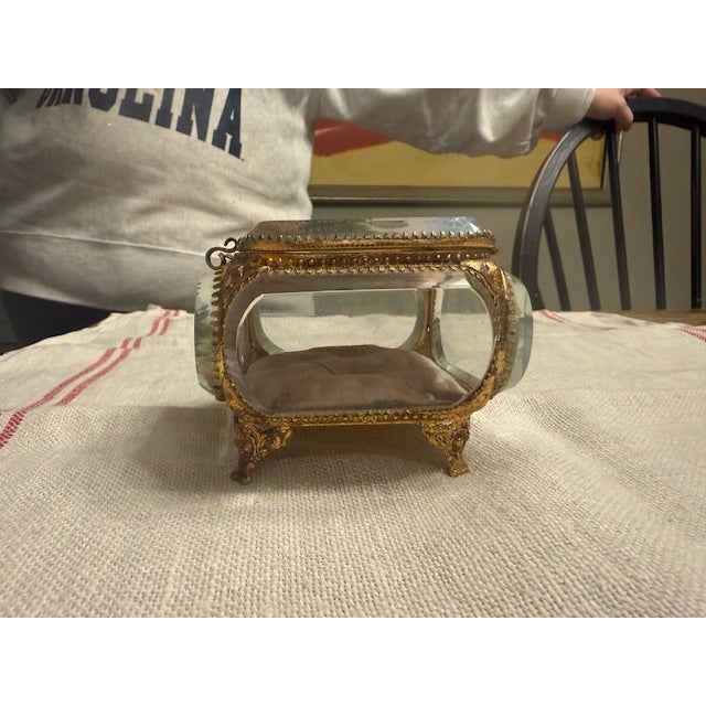 Late 19th Century Antique French Grand Tour Souvenir Jewelry Casket For Sale - Image 5 of 7