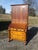 Antique 2 Piece Cherry Curly Maple Slant Front Secretary Desk w Bookcase Top 1850s An antique two piece cherry and curly...