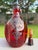 Metal 1930s Bohemian 10" Ruby Red Decanter Victorian Sterling Silver Overlay For Sale - Image 7 of 11